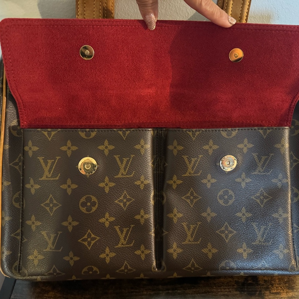 Louis Vuitton Brown Monogram Multipli-Cite Handbag Purse Bag EUC - Picture 3 of 16